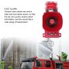 180dB Sound Light Alarm, 80W Frost Proof Energy Saving IP65 Industrial Siren Alarm Adjustable Volume with LED Lamp Beads for Emergency (US Plug 110V) view 3