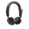 Dell WL3024 Wireless Headset - Leatherette Headband, Built-in AI-Based Noise Cancellation Microphone, Boom mic - Black view 1