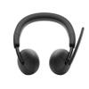 Dell WL3024 Wireless Headset - Leatherette Headband, Built-in AI-Based Noise Cancellation Microphone, Boom mic - Black view 2