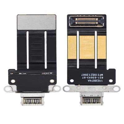 Best Shopper - Replacement Charging Port Flex Cable Compatible with iPad Pro 11" 3rd Gen (2021) / Pro 11" 4th Gen (2022) / iPad Pro 12.9" 5th Gen (2021) / Pro 12.9" 6th Gen (2022) (Silver) (Premium)