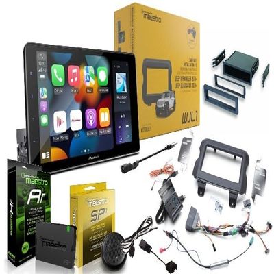 Pioneer DMH-WT3800NEX Digital Media Receiver Bundled with + (1) Maestro with WJL1 Installation Kit Compatible with Jeep Gladiator & Wrangler