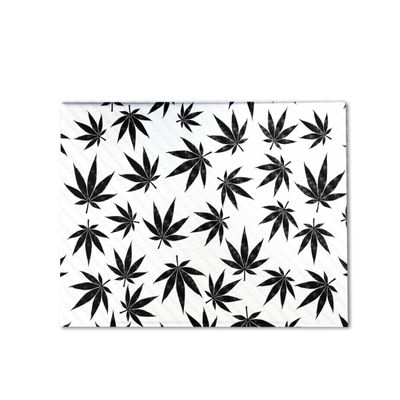 Carbon Fiber Gaming Skin Compatible with HP Envy x360 16 (2023) - Pot Leaves Black - Premium 3M Vinyl Protective Wrap Decal Cover - Easy to Apply | Crafted in The USA by MightySkins