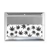 Carbon Fiber Gaming Skin Compatible with HP Envy x360 16 (2023) - Pot Leaves Black - Premium 3M Vinyl Protective Wrap Decal Cover - Easy to Apply | Crafted in The USA by MightySkins view 3