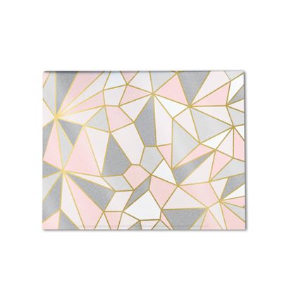 Glossy Glitter Gaming Skin Compatible with HP Envy x360 16 (2023) - Rose Gold Polygon - Premium 3M Vinyl Protective Wrap Decal Cover - Easy to Apply | Crafted in The USA by MightySkins