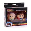 Bitty Boomers Universal: Back to The Future - Doc Brown & Marty McFly - Pack of 2 - Mini Bluetooth Speakers view 1
