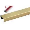 HAIXHX Durable Stainless Steel Trunking, Self-Adhesive Cable Trunking Hider for 2/3/5/7/13 Cables, Wires Management Kit/Metal Cable Raceway/Wires Organizer Protection Cover (Size : Yellow-2m-40x20mm) view 1