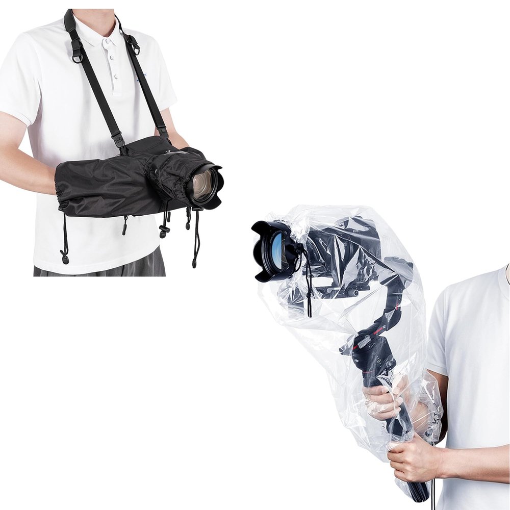 Camera Rain Cover + Stabilizer Rain CoverCamera Rain Cover with Clear Stabilizer Rain Cover