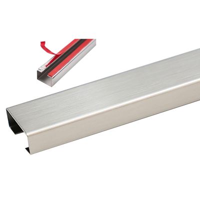 Durable Stainless Steel Trunking, Self-Adhesive Cable Trunking Hider for 2/3/5/7/13 Cables, Wires Management Kit/Metal Cable Raceway/Wires Organizer Protection Cover ( Size : Silver-1.5m-24x12mm )