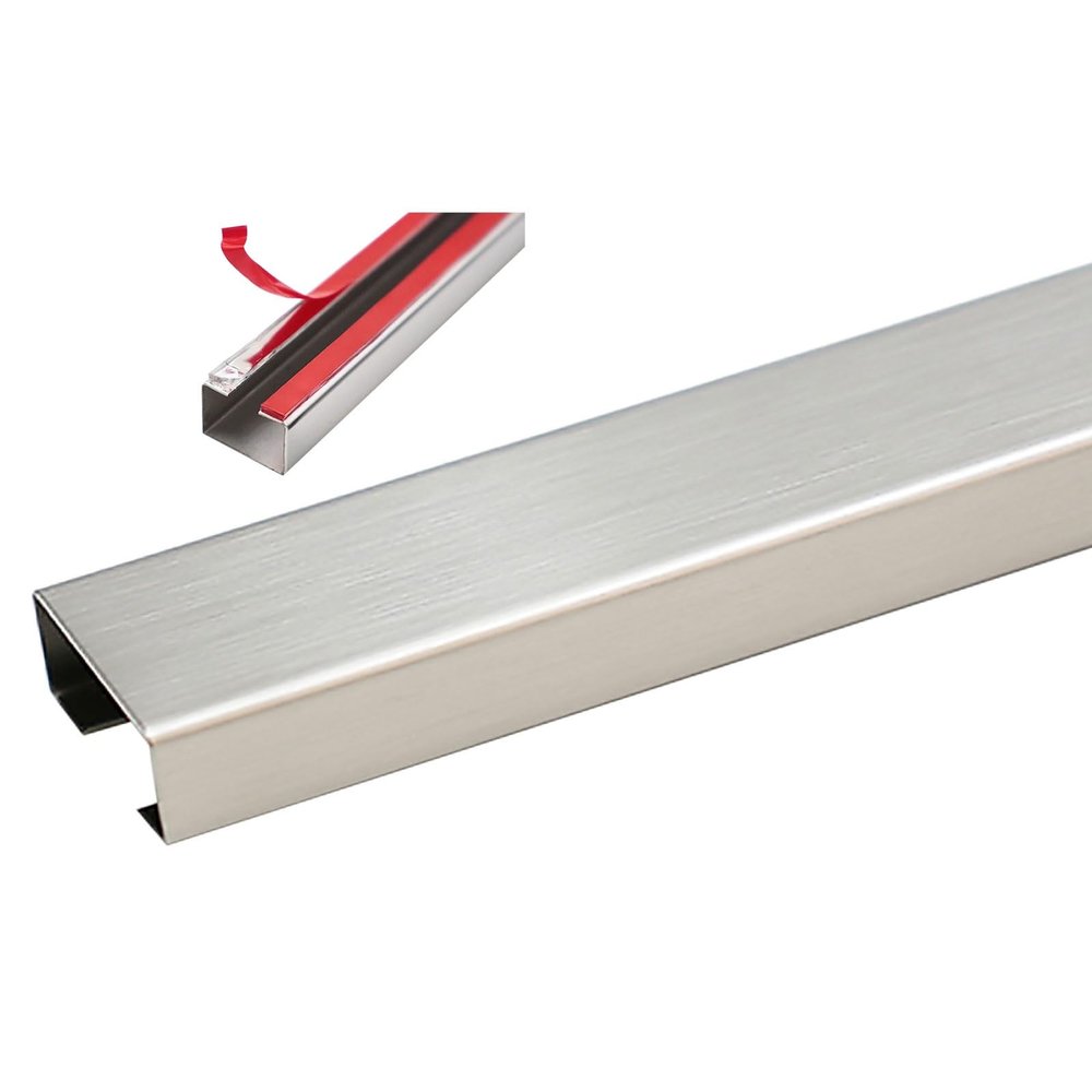 Durable Stainless Steel Trunking, Self-Adhesive Cable Trunking Hider for 2/3/5/7/13 Cables, Wires Management Kit/Metal Cable Raceway/Wires Organizer Protection Cover ( Size : Silver-1.5m-24x12mm )