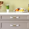KikandKo 4 Pack 5.6 Inch Cabinet Handles Rabbit Mom and Baby Flowers, White Cabinet Pulls Drawer Pulls Cabinet Hardware Kitchen Cabinet Handles for Cabinets Cupboard Home Bathroom Decor view 4