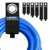 AIRZOE Heavy Duty Storage Cable StrapsRound Pass Tissue Storage Belt,RV AccessoriesSuitable for Cable, Hose, Rope, Garage Storage. 2M+2L+2XL(6 Pack) view 1