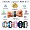 Motion Sickness Watch Band for Nausea Acupressure Strap for Balance, Stress, and Focus Compatible with Apple Watch White Rainbow Waterproof Silicone Solo Loop (L 38/41) view 4