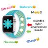 Sleep and Stress Relief Watch Band  Aqua Silicone Acupressure Wristband for Focus, Relaxation, and Mood Support  Compatible Replacement for Apple Watch (Small 42/49) view 4