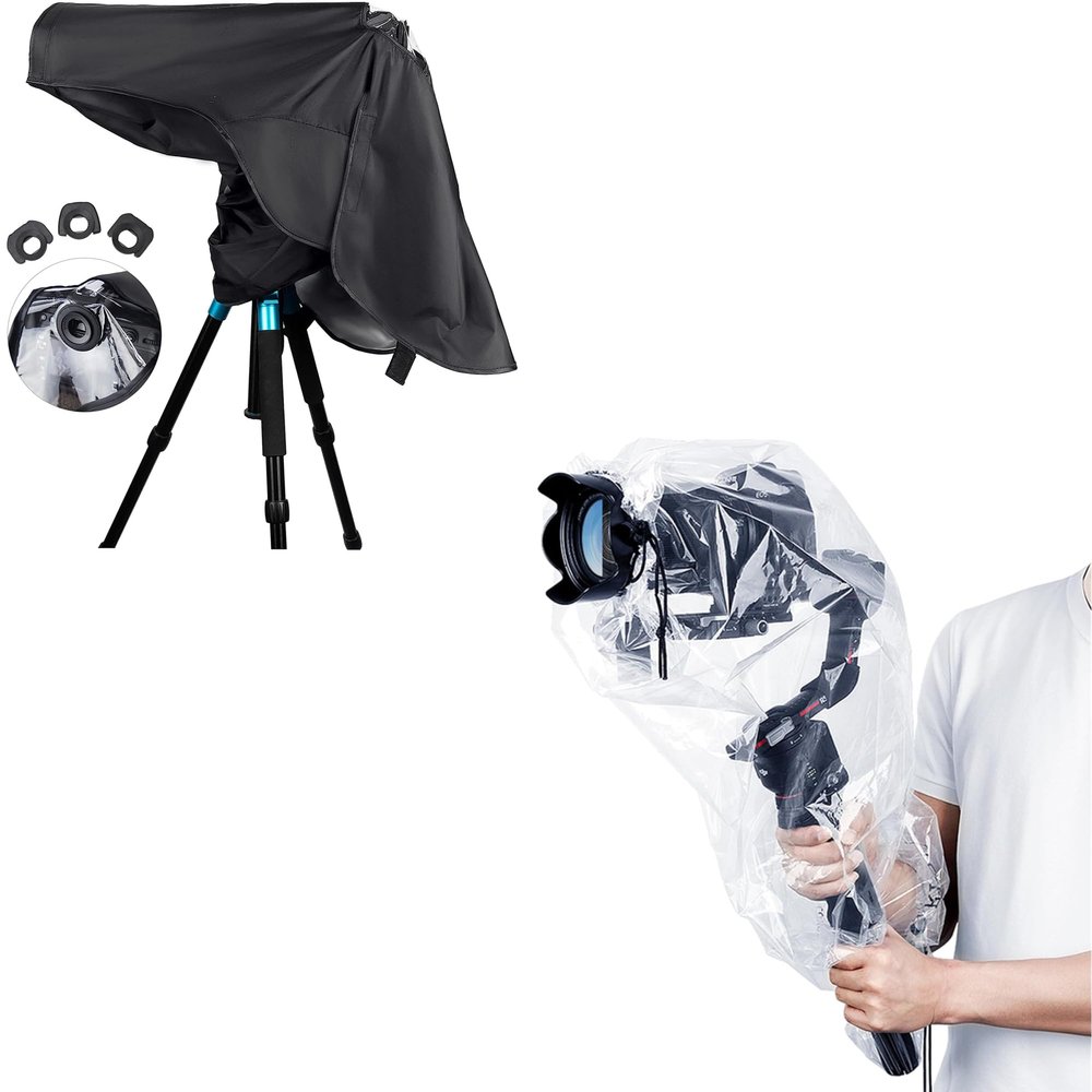 Camera Rain Cover + Stabilizer Rain CoverCamera Rain Cover with Clear Stabilizer Rain Cover