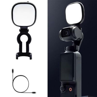 Coyktonty OSMO Pocket 3 Small Auxiliary Light, LED Video Light Auxiliary Lighting Filming Light 180 mAh Rechargeable for DJI Pocket 3