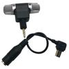 ETHZZLE Stereo Microphone for Adapter Enhances Audio Quality for Cameras Includes Double Sided Tape for Secure Attachment view 1