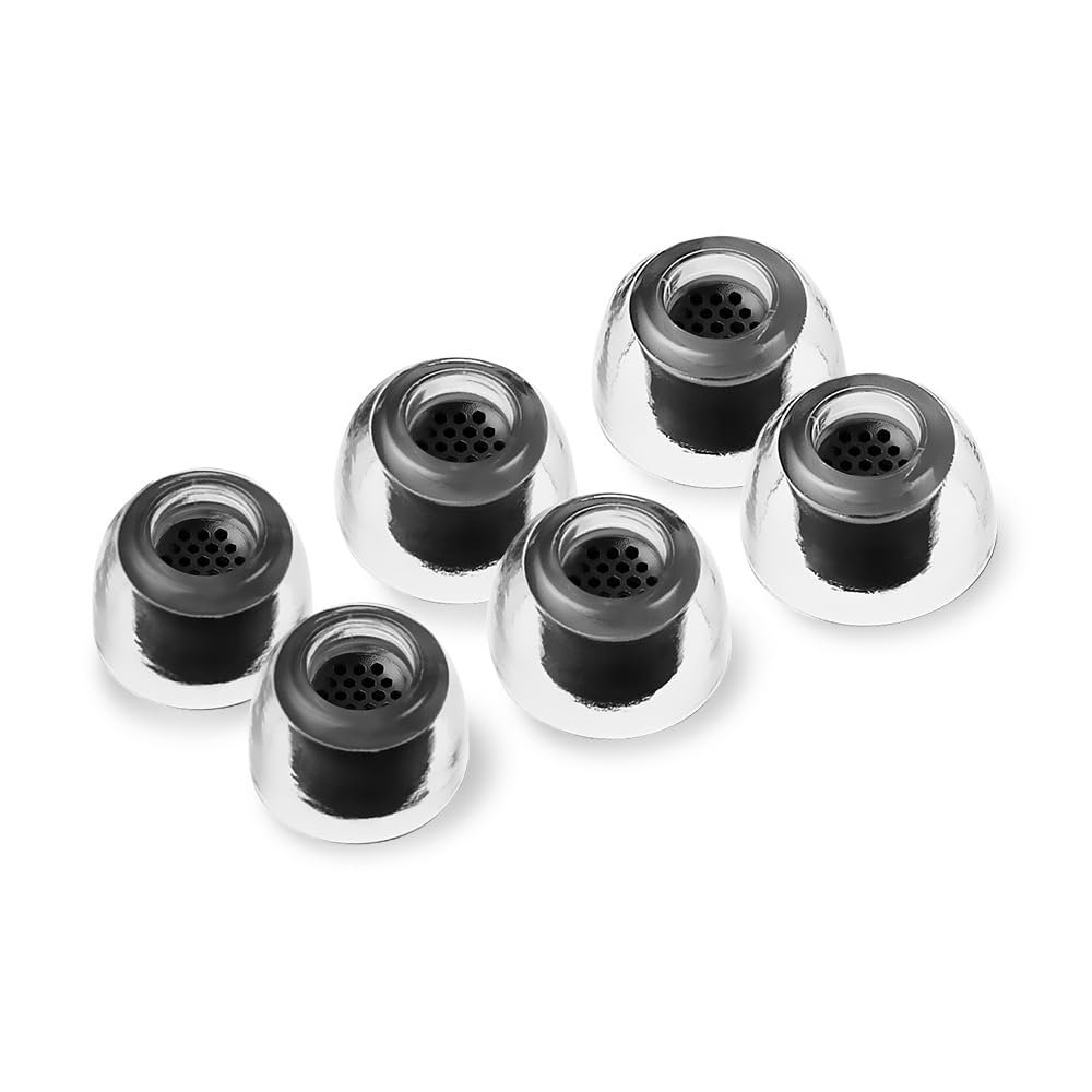 AZLA SednaEarfit XELASTEC 2 (SS/S/MS) - Earbud Tips for Wireless Headphones - Noise Canceling Earbuds Replacement Tips - Eartips Compatible with Sony, Samsung, Beats, JLab, Skullcandy, Sennheiser