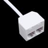 Pasuihcay 6P2C RJ11 Male to Female Two Way Telephone Splitter Converter Cable, White, 032204 view 2
