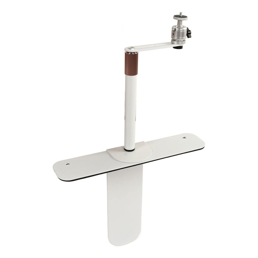 GOWENIC Projector Stand Bedside Sofa Projector Mount, Desktop Mini Projector Stand, 2440CM Adjustable Angle Projector Mount Holder 1/4in Thread for Sofa Bedside (White)
