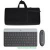 AF-WAN Neoprene Carrying Case Portable Protection Sleeve Cover Pouch Bags for Logitech MK470/K780 Slim Wireless Keyboard and Mouse Combo for Windows, Black, MK470BAG view 2