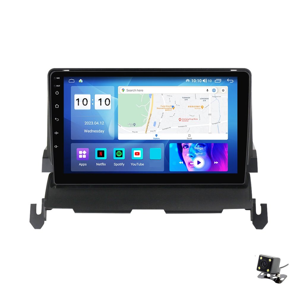 ADMLZQQ Double Din Car Stereo Multimedia with Bluetooth and 9" Touchscreen Android 12 for Dodge Journey 2009-2012,with GPS/Car-Play Android/SWC/Backup Camera/Mirror Link/4G WiFi,M800s