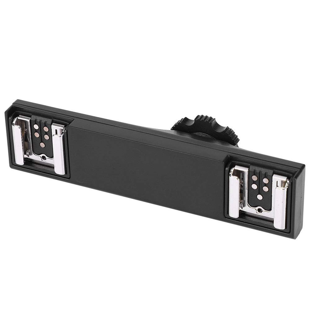 Zunate Quality Ultralight Hot Shoe Splitter for SLR Camera Camcorder, Support for I TTL, Other Speedlites, Load Bear Up to 3KG (Exclusively for)