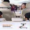 Aomiker iPad Holder Car Headrest - [Stretchable Arm] 2025 Adjustable Tablet Mount for Car Backseat, Travel Road Trip Essentials for Kids, for iPad Pro, Air, Mini, Samsung Tab, 4.7-11 Device - Black view 2