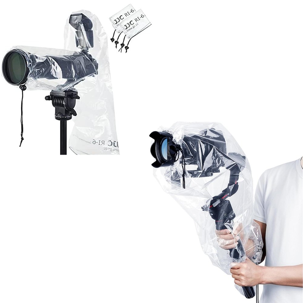 Camera Rain Cover + Stabilizer Rain CoverCamera Rain Cover with Clear Stabilizer Rain Cover
