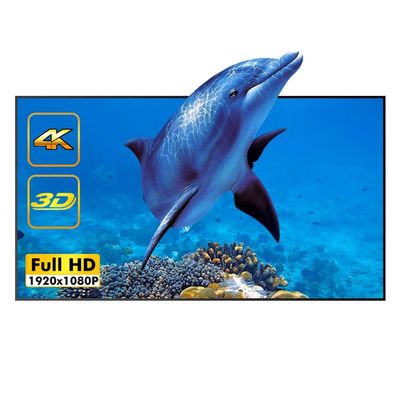 Projection Portable Screen 100inch /120inch 16:9 Foldable Front Rear for Movie Game Home Theater (Size : 100 inch)