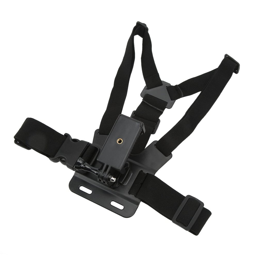 CFTGIW Elastic and Adjustable Chest Harness forOsmo Action,Your Hands for Immersive Videos and Photos, Outdoor Live Mobile Phone Chest Strap for Surfing, Skiing, Skateboarding, Cycling