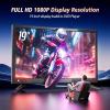 Desobry 19 INCH TV with DVD Player Built in 1081P LCD TV DVD Player Combo with HDMI USB Monitor for Home, Kitchen, RV Camper, or Office, view 2