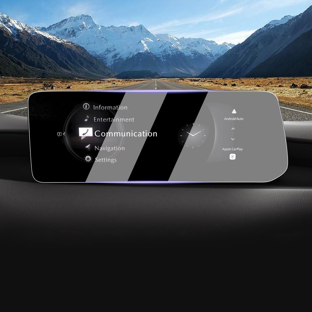 LUWU for 2024 Mazda 3 Mazda CX30 Screen Protector 10.25 Inch 2025 Mazda 3 Mazda CX30 Accessories 2024 Mazda 3 Mazda CX 30 Screen Protector Anti-Glare 2025 CX-30 Touchscreen Protective Film (w/o hole)