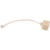 Pasuihcay Telephone RJ11 Male Line to Double RJ11 Female Jack Filter Splitter Adapter, white, 009164 view 2
