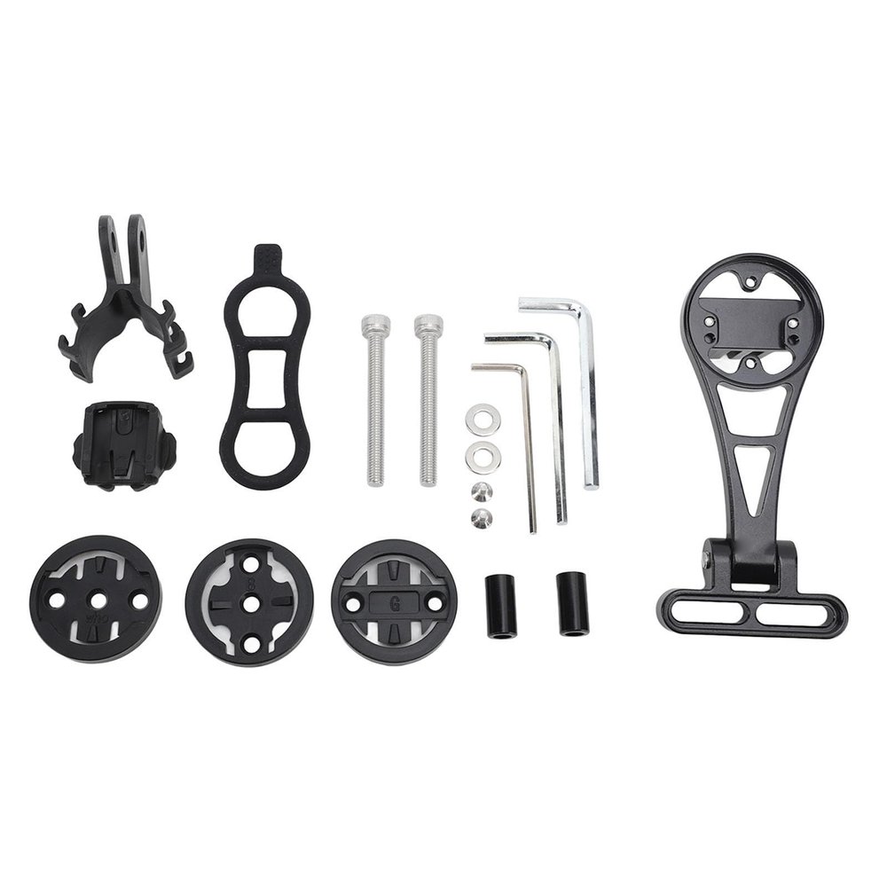 RiToEasysports Computer Holder, Aluminum Alloy Out Front Bracket Integrated Handlebar Stem Road Computer Mount Adapter for Series