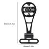 RiToEasysports Computer Holder, Aluminum Alloy Out Front Bracket Integrated Handlebar Stem Road Computer Mount Adapter for Series view 2