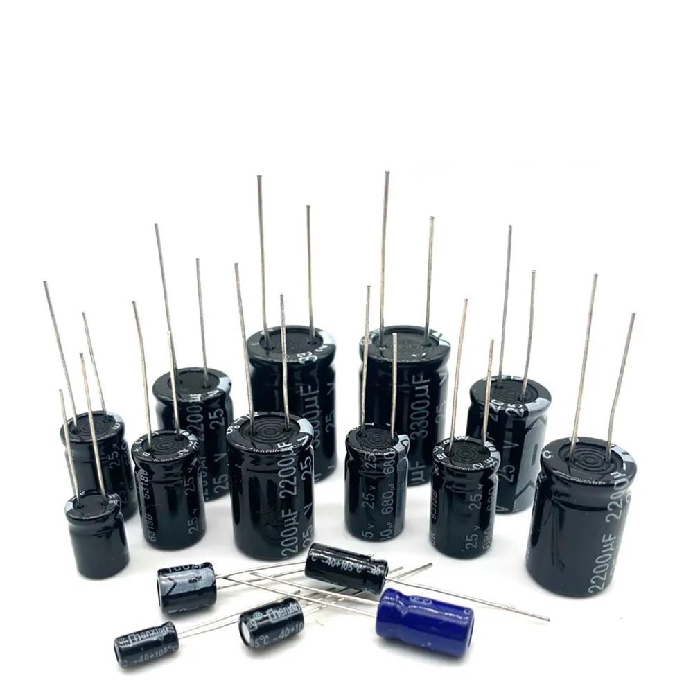 Aluminum Electrolytic Capacitor 6.3V 10V 16V 25V 35V 50V 63V 100V 400V 450V 10 47UF 100UF 220UF 330UF 470UF 680UF 1000UF 1500UF (Size : 100V1000uF 2PCS)