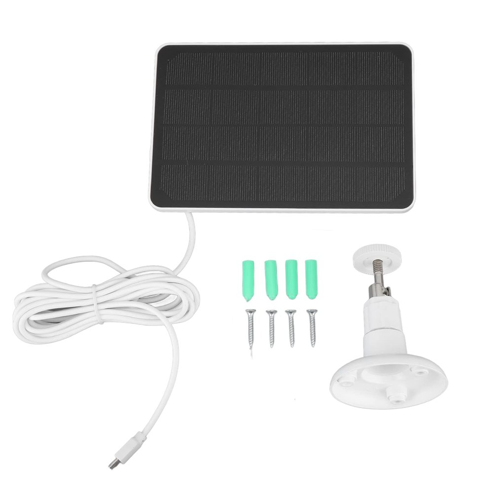 Xcello Wireless Camera Solar Panel, 4W 5V Waterproof Solar Charger for Surveillance Camera