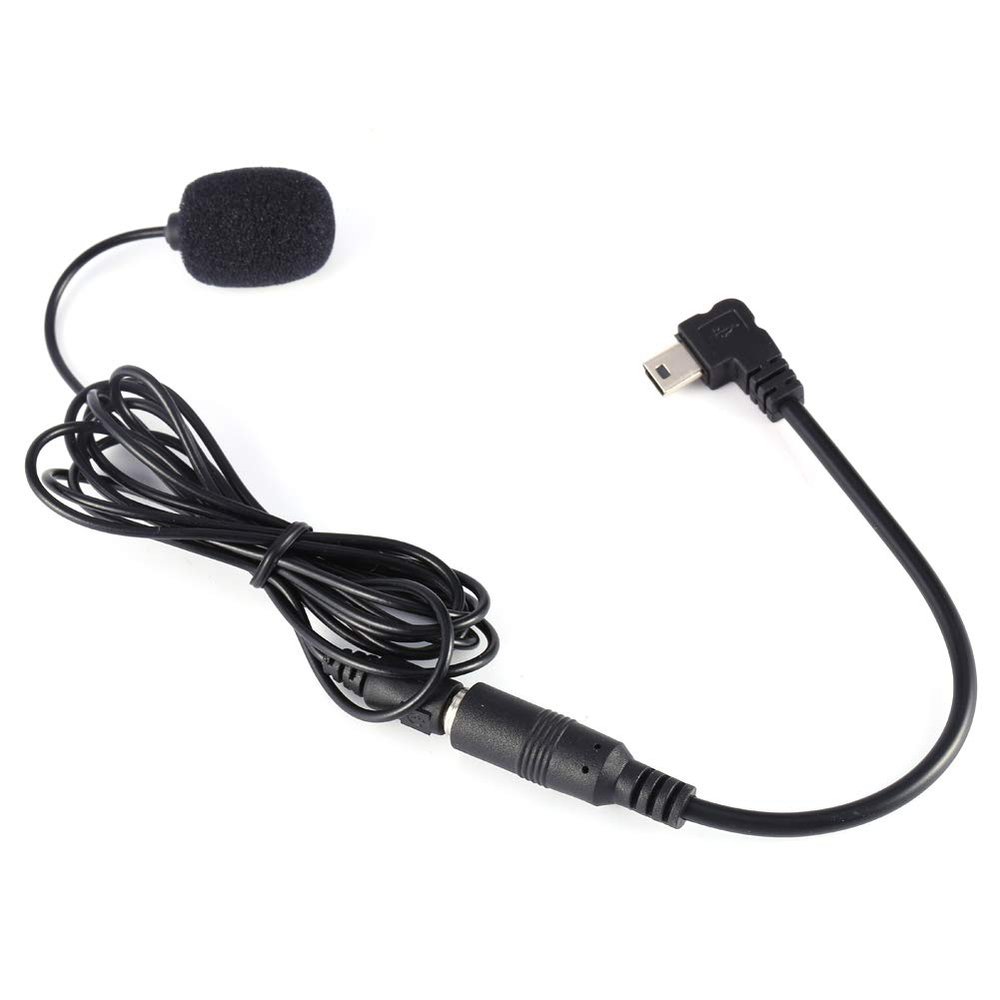 CFTGIW Black 3.5mm External Microphone Clip On Mic + Adapter Cable for 3 3+ External Microphone for 3.5mm Clipon Microphone with Adapter Cable Mini Condenser Lavalier M
