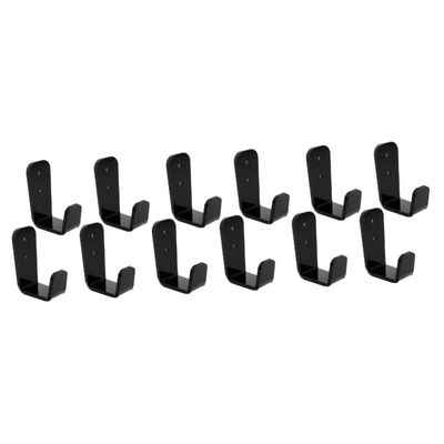BESPORTBLE 6sets Ski Pole Holder Wall Mount Rack for Fishing Rods Hockey Sticks and Storage for Home Organization