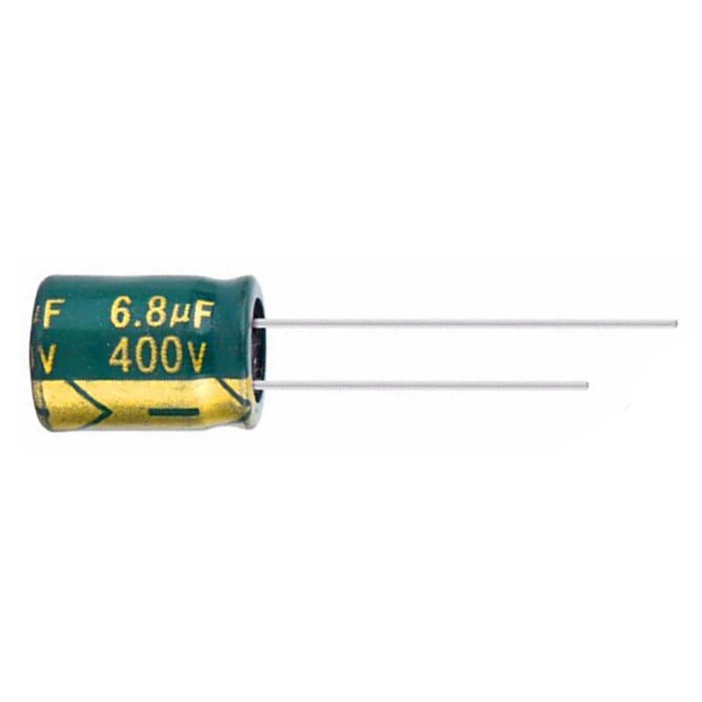 FVJKNWTY 30Pcs/Lots High Frequency Low impedance 400V 6.8uF Aluminum electrolytic Capacitor Size 10 * 13MM 20%