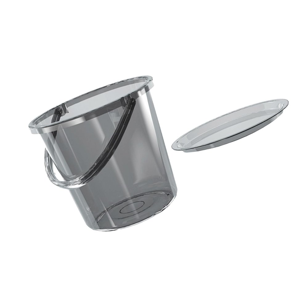 Plastic Water Bucket with Handle and Lid 23l Large Capacity