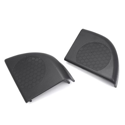GZYF Car Side Door Speaker Stereo Grille Cover Loud Horns Trim 1 Pair For C-Class C180 C200 C300 2017-2018 ABS Black