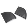 GZYF Car Side Door Speaker Stereo Grille Cover Loud Horns Trim 1 Pair For C-Class C180 C200 C300 2017-2018 ABS Black