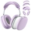 Silicone Case Cover for AirPods Max Headphone, Ear Pad Case Cover/Ear Cups Cover/Headband Cover for AirPod Max, Silicone Apple AirPods Max 2024/2020 Accessories, Purple view 1