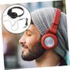 HOMSFOU 2pcs Headphones Microphone Lightweight Foldable Over-Ear Headset Volume Control for Smartphones Laptops and Tablets Comfortable Design for Music and Calls Black view 4
