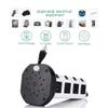 Power Strip Vertical Surge Protector 6/10/14 Way US Power Outlet Plug Socket with 4 USB Charging Ports 6.5 ft Extension Cord Suitable for PC, Laptop and Mobile Devices (Color : 3 Layer-Orange, Size view 3