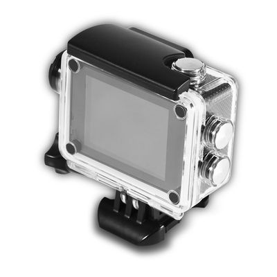 Beufee Action Camera Waterproof Case, Underwater Dive Housing Protective Case with Charging Cable Waterproof Case Housing Protective Case Accessories Kit