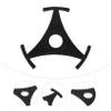 OSALADI 3pcs Triangle Vinyl Record Adapter for Turntables Center Hole Player Accessory for and High-Strength Design Performance and Use view 2