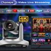 Chameye PTZ Camera 4K 20X Optical Zoom, PTZ Conference Room Camera 4K, IP/PoE/USB3.0/HDMI, Live Streaming Cam for Church Worship Education, Works with Zoom/YouTube/OBS/vMix, C420 view 2