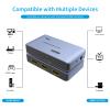 Yinker 8K HDMI Splitter 1 in 2 Out, 8K@60Hz 4K@120Hz HDMI Splitter 1x2 for Duplicate/Mirror Only, Support EDID, HDCP2.3 view 2